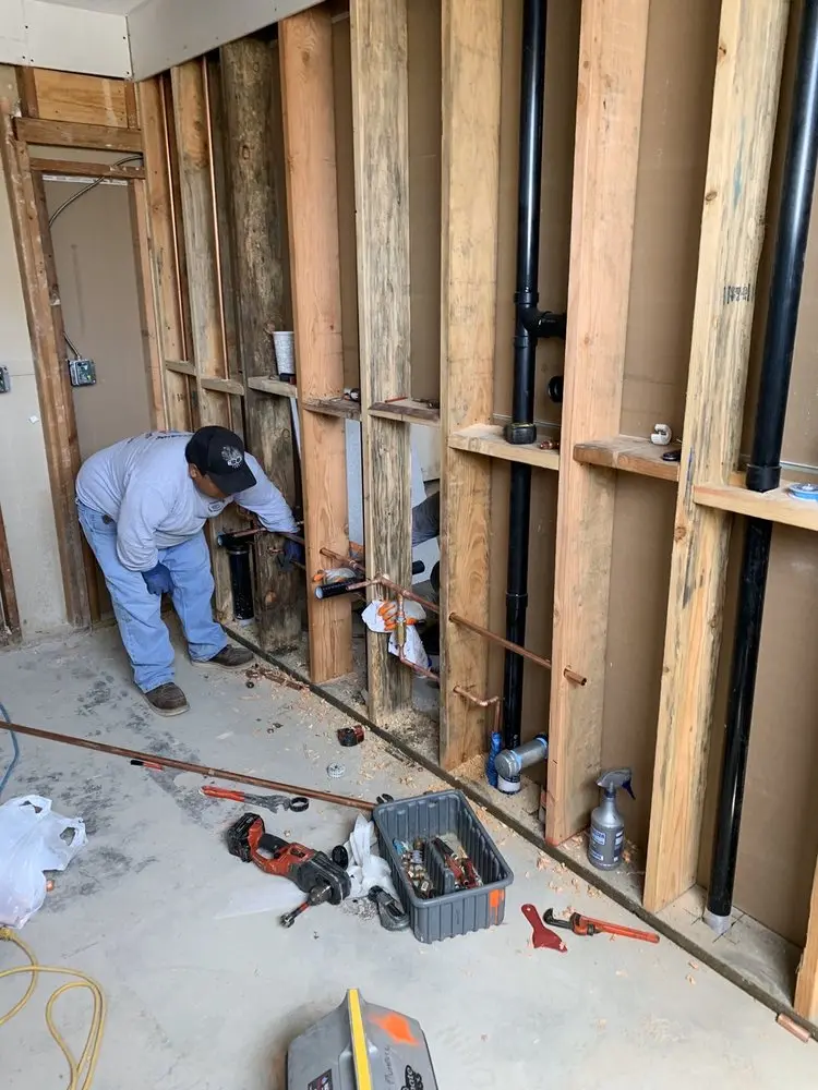 Commercial rough-in plumbing for Gas Line Repair in Porter Square